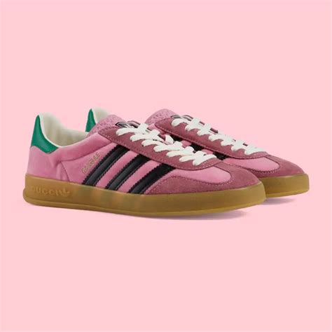 gazelle gucci pink|pink Gucci adidas gazelle.